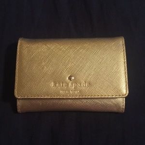 Kate Spade Cameron Street Beca wallet-Gold